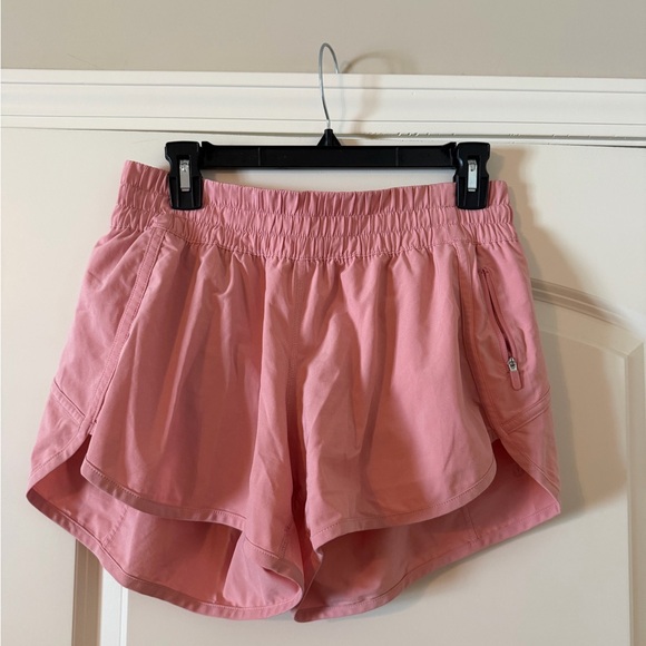 lululemon athletica Pants - Lululemon Light Pink Tracker Shorts